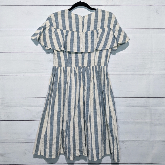Rachel Parcell Santorini Ruffle Striped Dress - Picture 7 of 13